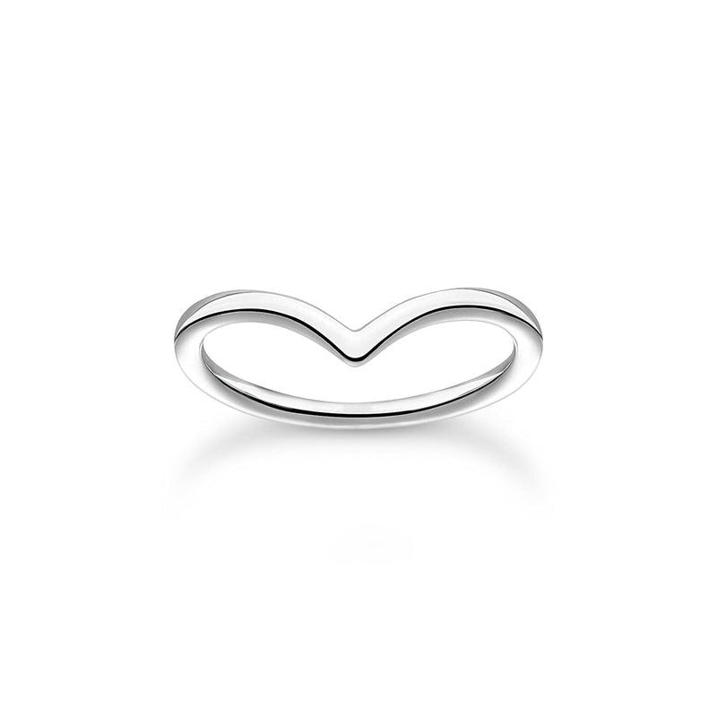 Thomas Sabo Ring V-shape silver