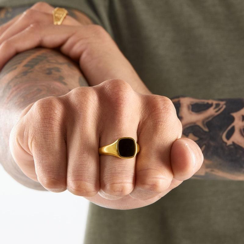 Thomas Sabo Ring classic black-gold