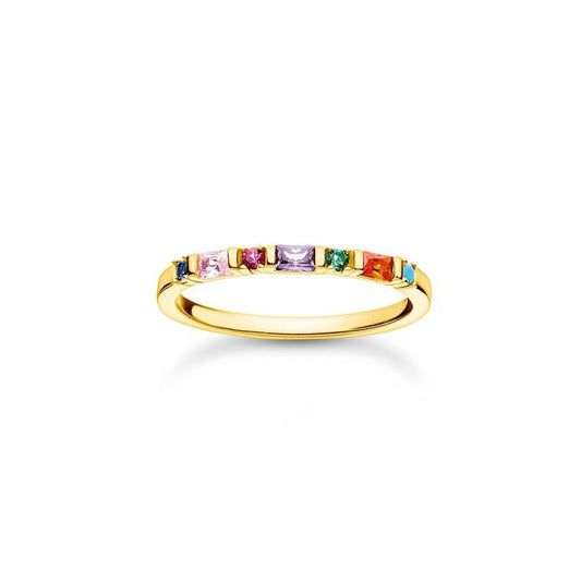 Thomas Sabo Ring colourful stones, gold