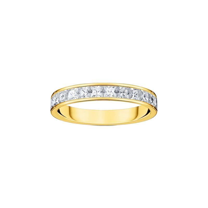 Thomas Sabo Ring white stones Pave gold