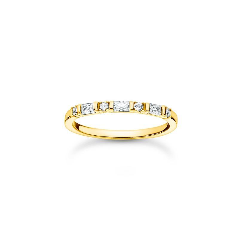 Thomas Sabo Ring white stones gold