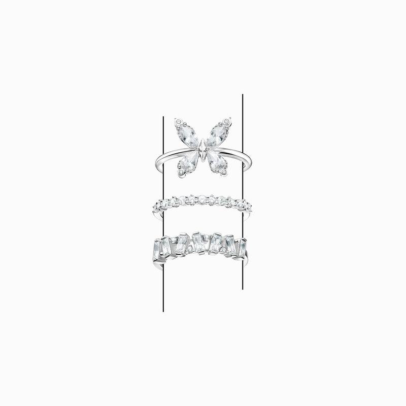 Thomas Sabo Ring white stones, silver