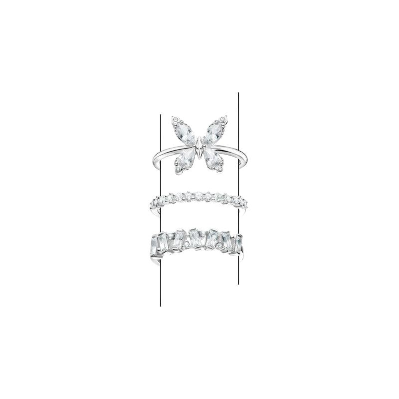 Thomas Sabo Ring white stones, silver