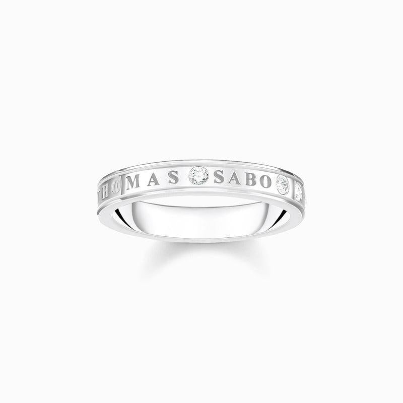 Thomas Sabo Ring with White Stones - Silver