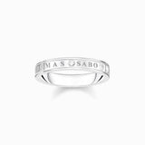 Thomas Sabo Ring with White Stones - Silver
