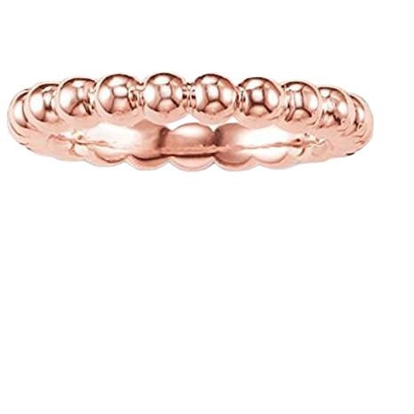 Thomas Sabo Rose Gold Plated Beaded Ring