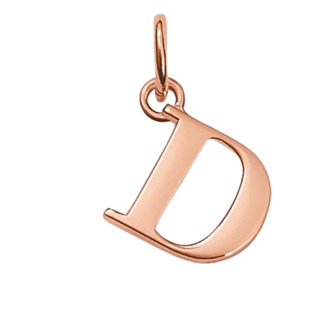 Thomas Sabo Rose Gold Plated Letter D