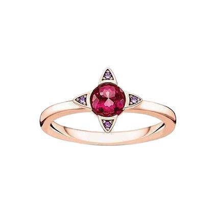 Thomas Sabo Rose Gold Vintage Star Ring