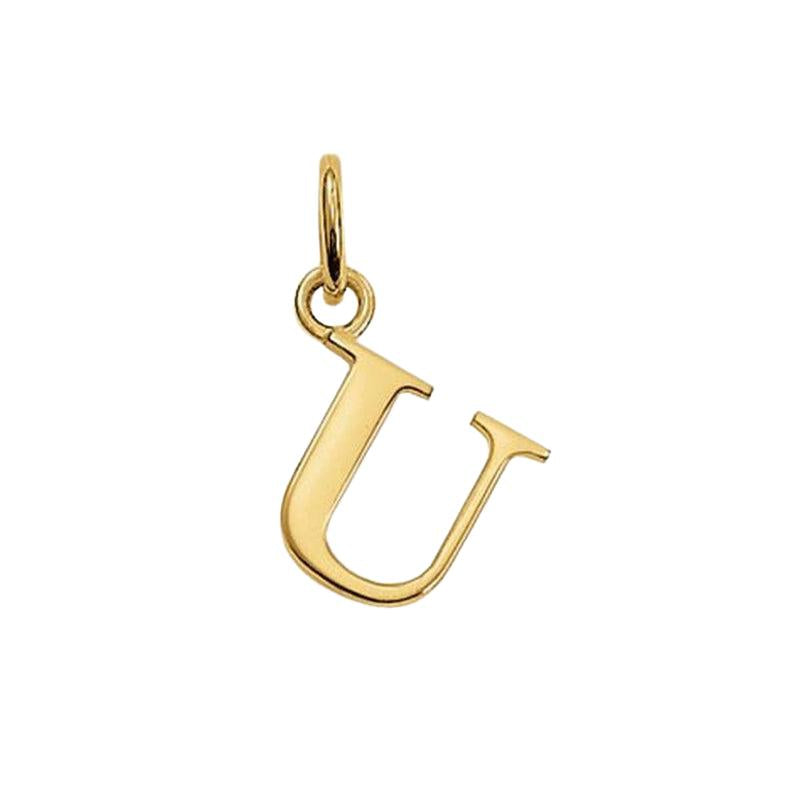 Thomas Sabo STERLING SILVER Gold Plated Letter U