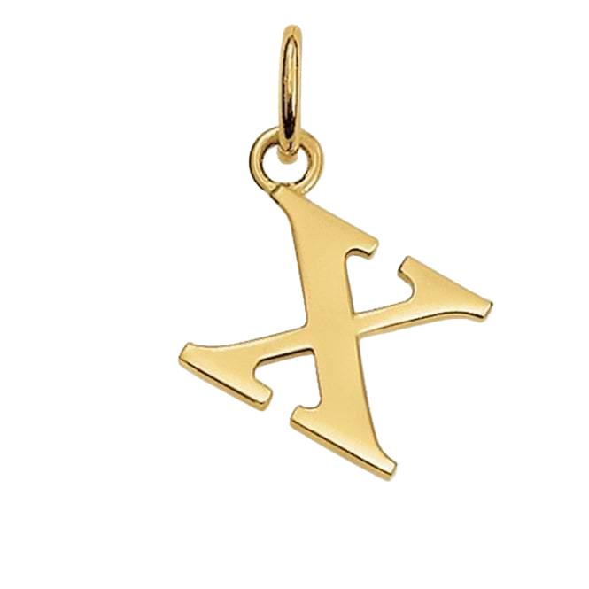 Thomas Sabo STERLING SILVER Gold Plated Letter X