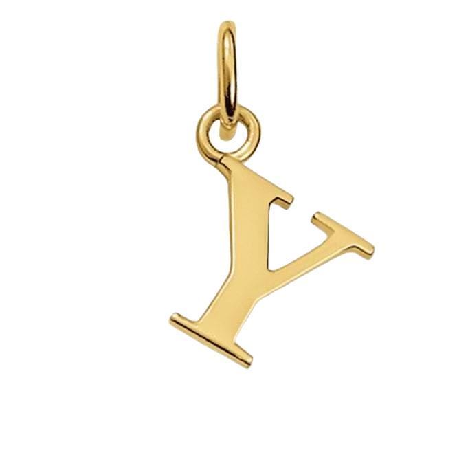 Thomas Sabo STERLING SILVER Gold Plated Letter Y