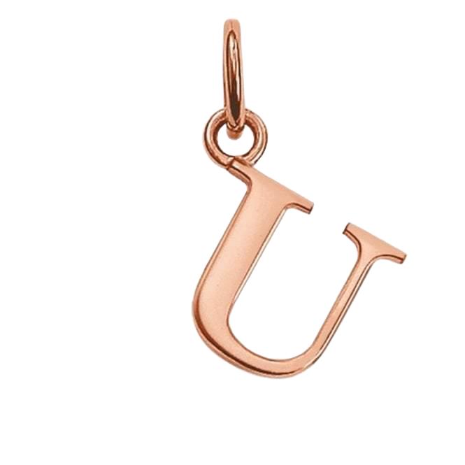 Thomas Sabo STERLING SILVER Rose Gold Plated Letter U