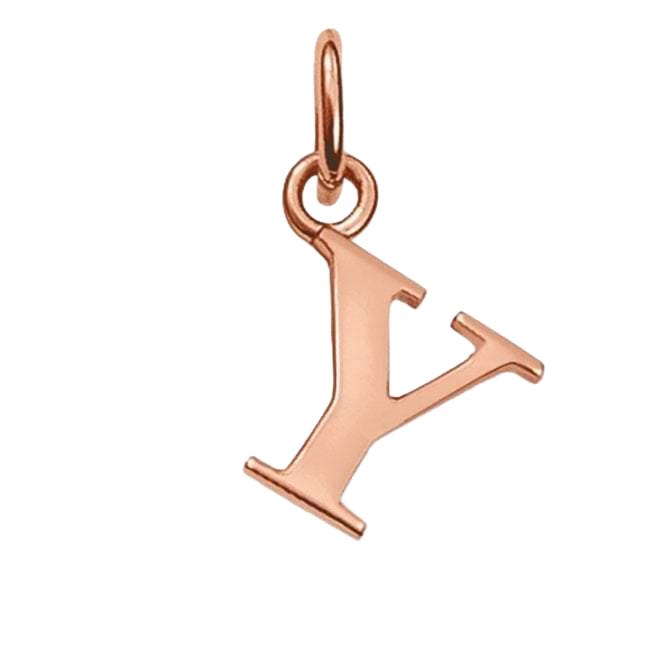 Thomas Sabo STERLING SILVER Rose Gold Plated Letter Y