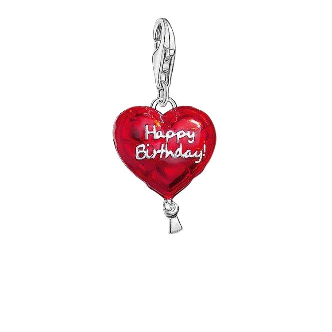 Thomas Sabo Silver Balloon Happy Birthday Charm