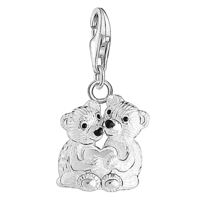 Thomas Sabo Silver Bear Couple Charm