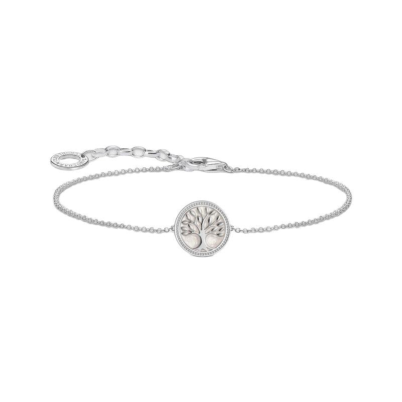 Thomas Sabo Silver Bracelet with Tree of Love Pendant & Cold Enamel