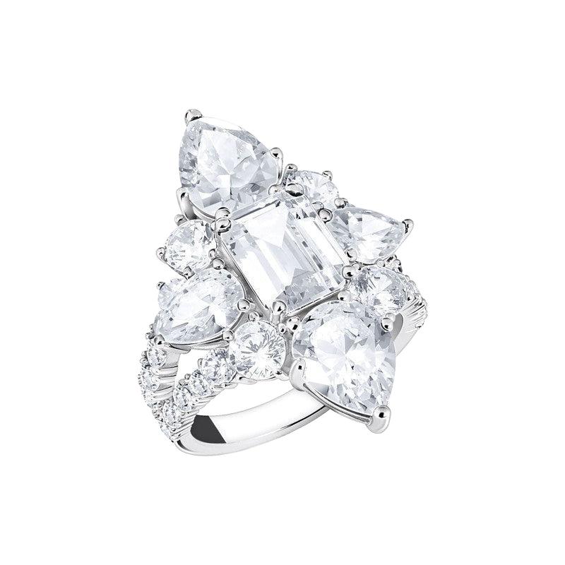 Thomas Sabo Silver Cocktail Ring with Clear Zirconia