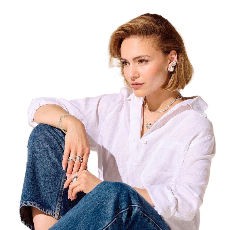 Thomas Sabo Silver Earrings in Heart-shape