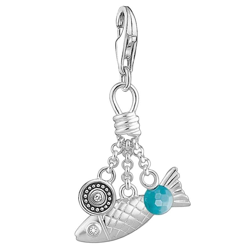 Thomas Sabo Silver Ethno Fish Charm
