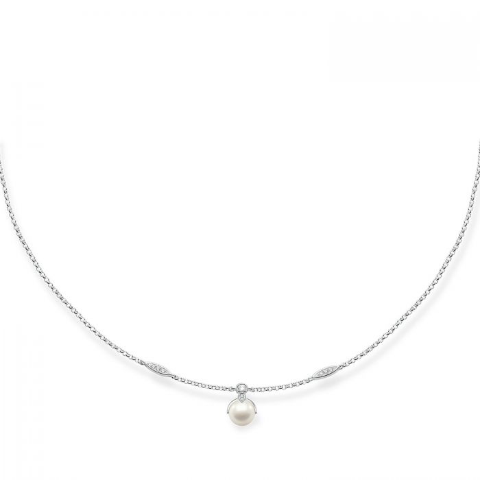 Thomas Sabo Silver Freshwater Pearl Necklet