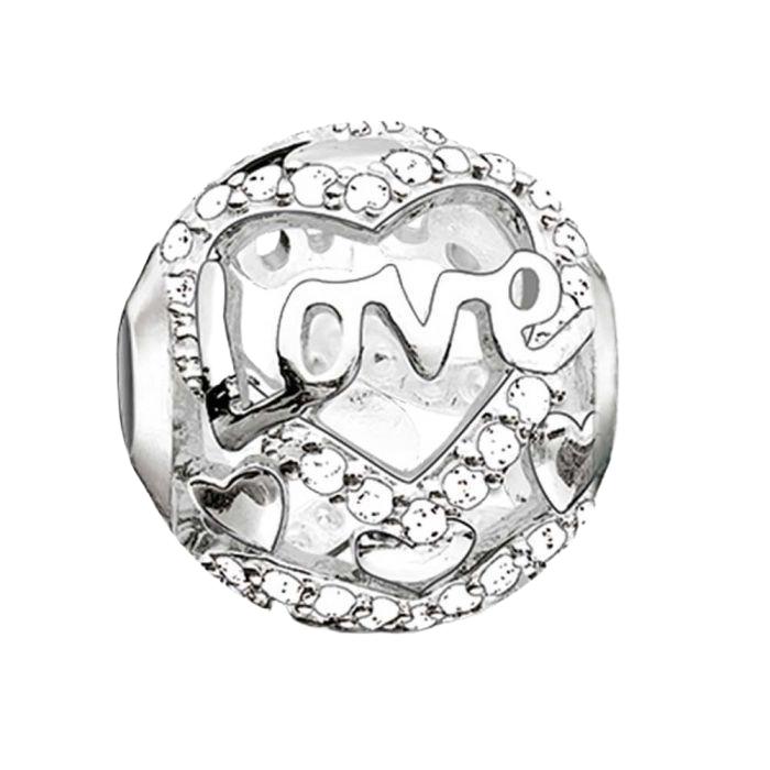 Thomas Sabo Silver Heart Of Love Bead