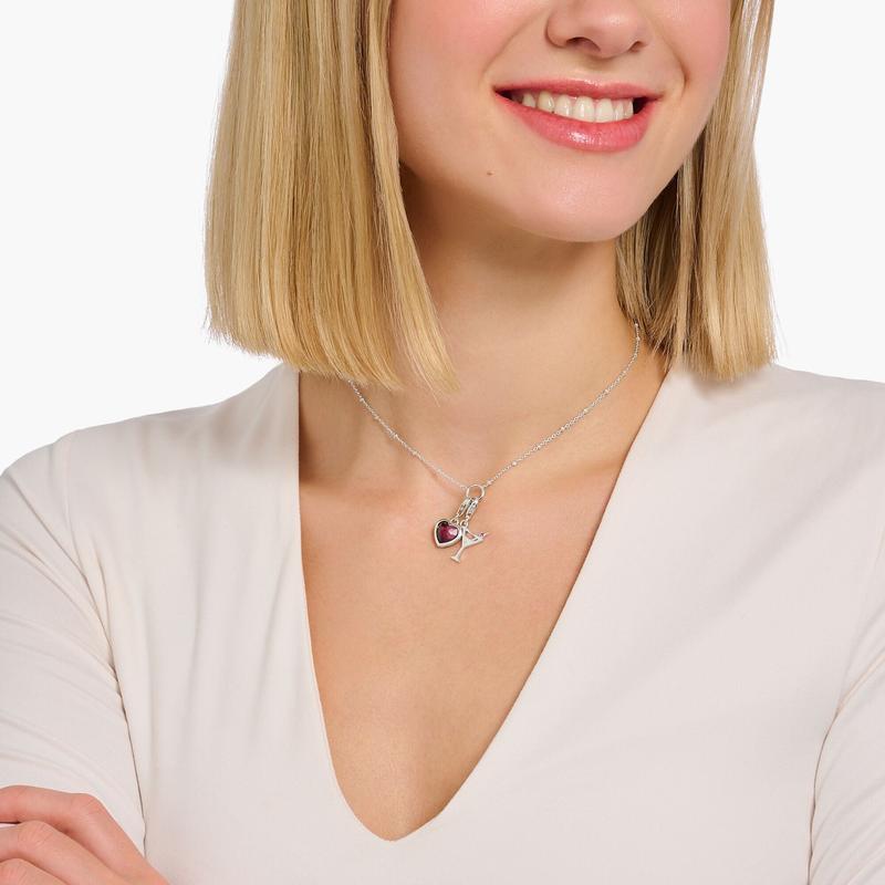 Thomas Sabo Silver Heart‑shape Charm Pendant