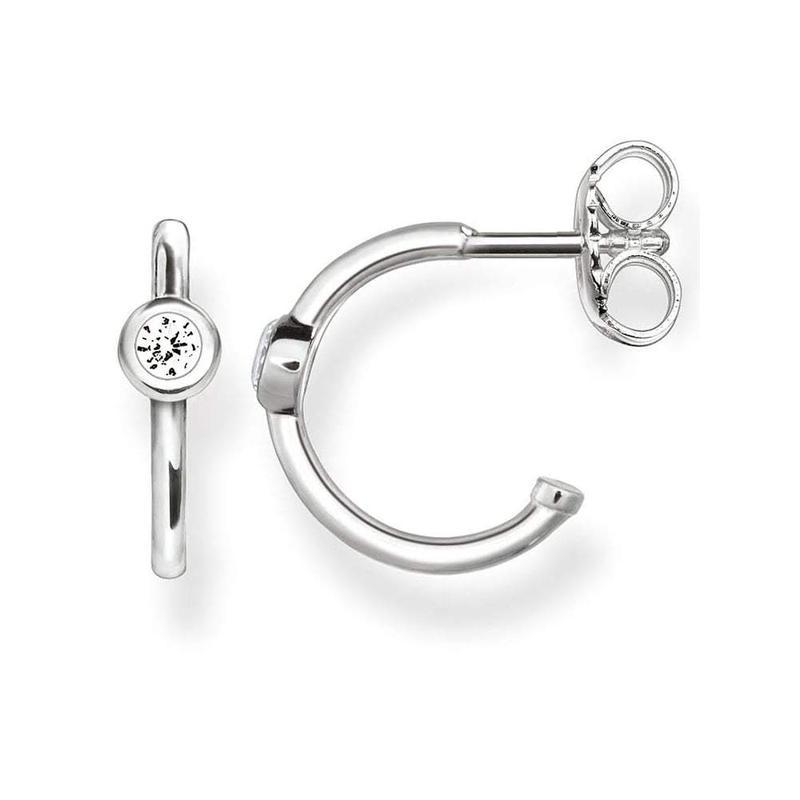 Thomas Sabo Silver Hinged Hoop Earrings