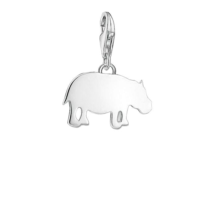 Thomas Sabo Silver Hippo Charm