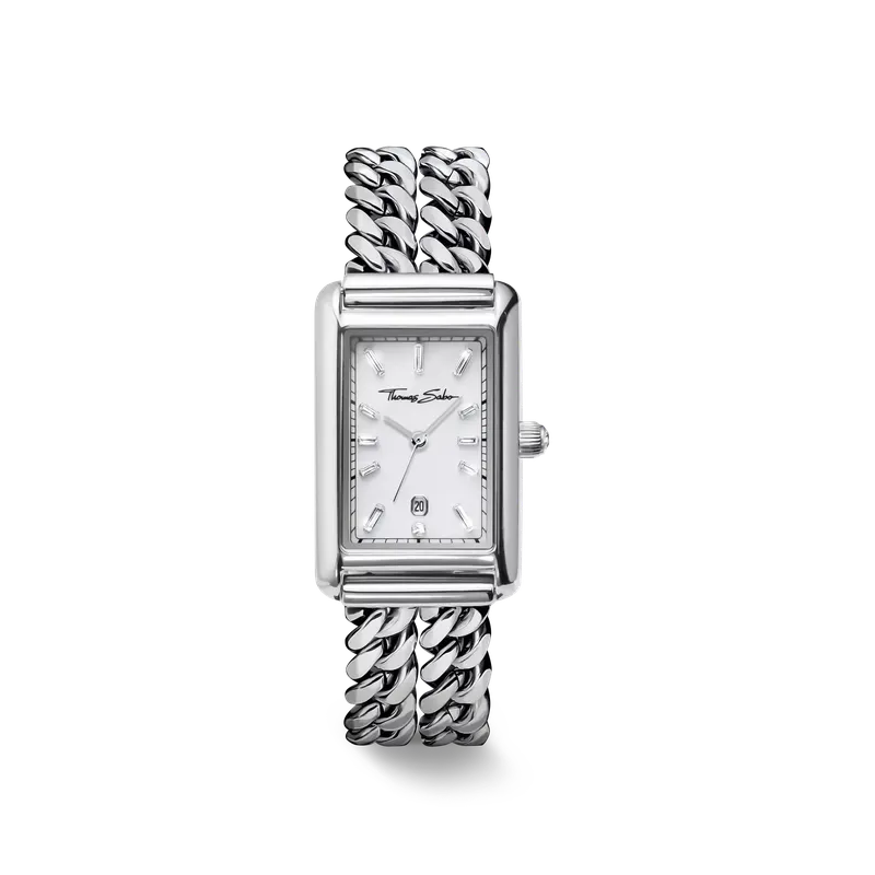 Thomas Sabo Silver Ladies' Elegance Rectangular Watch