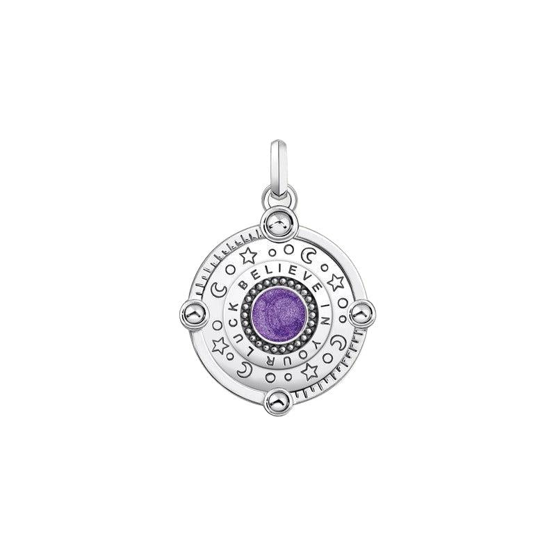 Thomas Sabo Silver Pendant with Violet cold Enamel