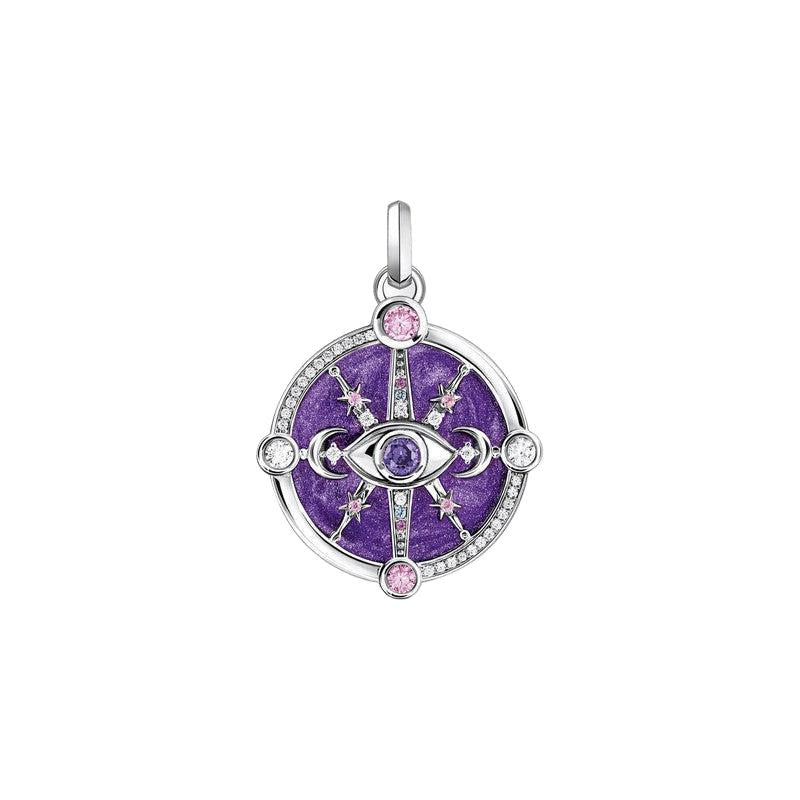 Thomas Sabo Silver Pendant with Violet cold Enamel