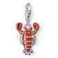 Thomas Sabo Silver Red Enamel Lobster Charm