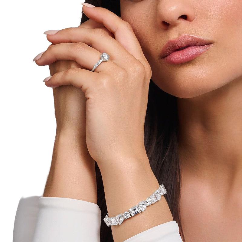 Thomas Sabo Silver Solitaire Ring with White Zirconia