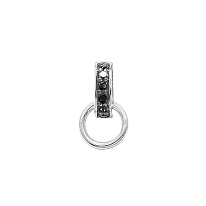 Thomas Sabo Silver Zirconia Black Carrier