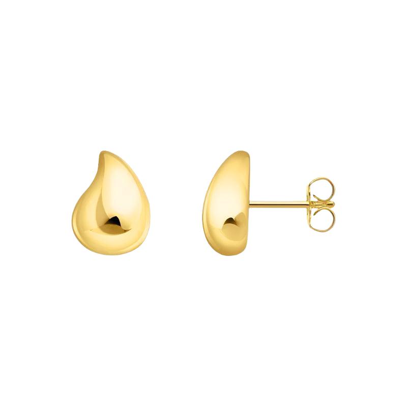 Thomas Sabo Small Gold-plated Ear Studs in Organic Shape