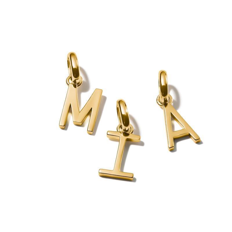 Thomas Sabo Sparkling 18k Gold Plated Letter A Connect Charm
