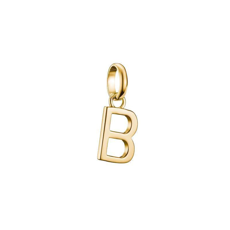Thomas Sabo Sparkling 18k Gold Plated Letter B Connect Charm