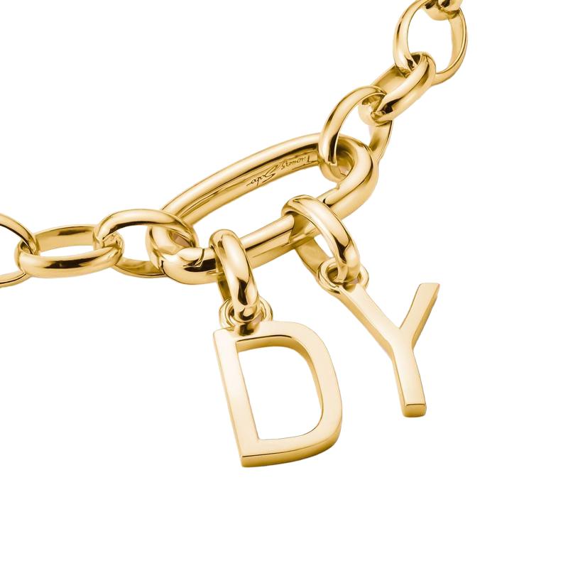 Thomas Sabo Sparkling 18k Gold Plated Letter D Connect Charm