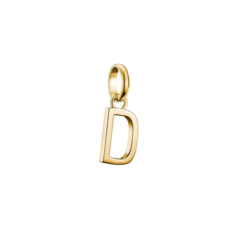 Thomas Sabo Sparkling 18k Gold Plated Letter D Connect Charm