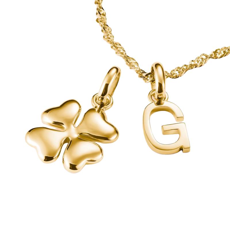 Thomas Sabo Sparkling 18k Gold Plated Letter G Connect Charm