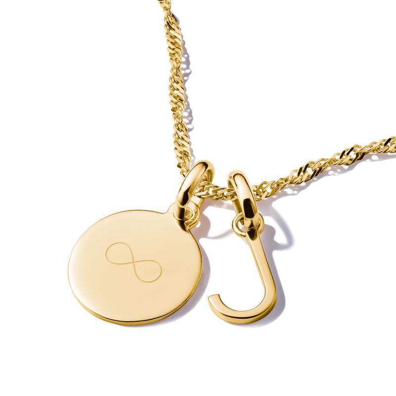 Thomas Sabo Sparkling 18k Gold Plated Letter J Connect Charm