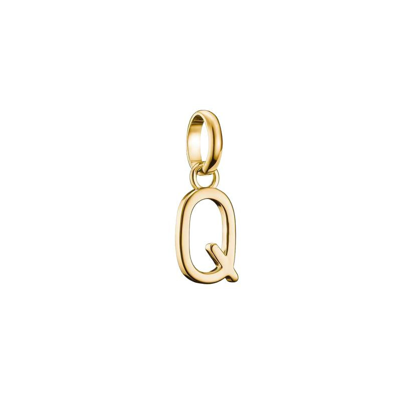 Thomas Sabo Sparkling 18k Gold Plated Letter Q Connect Charm