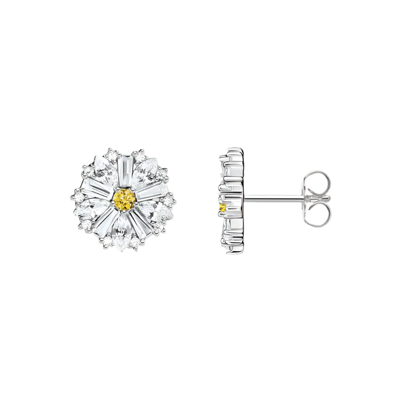 Thomas Sabo Sparkling Daisy Flower Ear Studs