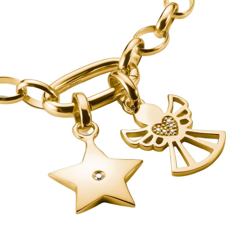 Thomas Sabo Sparkling Gold-Plated Star Charm