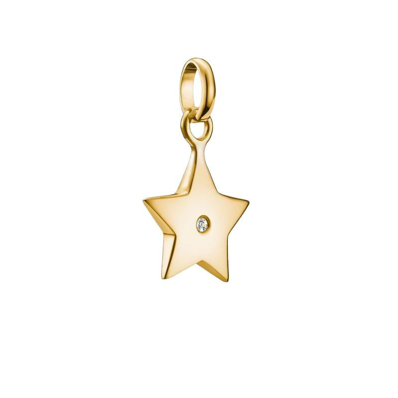Thomas Sabo Sparkling Gold-Plated Star Charm