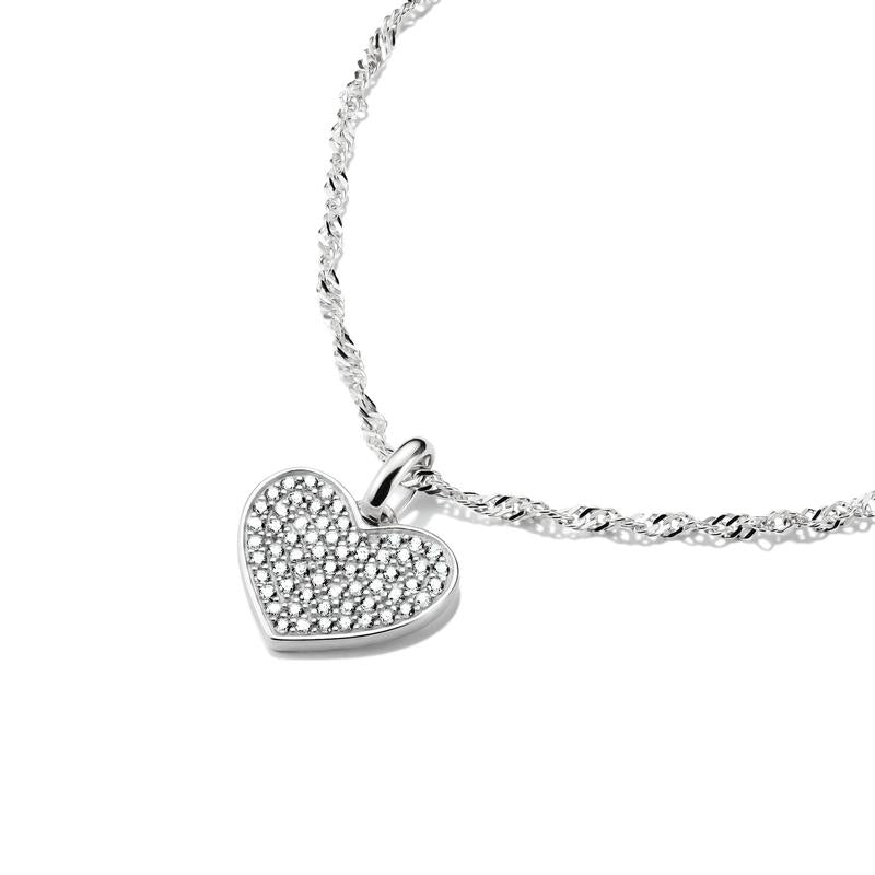 Thomas Sabo Sparkling Pavé Heart Charm