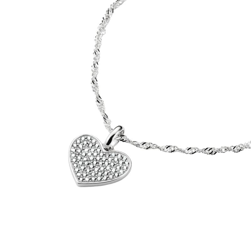 Thomas Sabo Sparkling Pavé Heart Charm