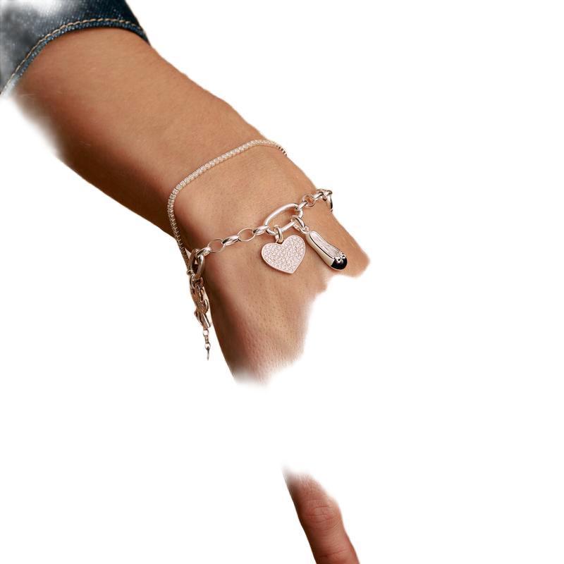 Thomas Sabo Sparkling Pavé Heart Charm