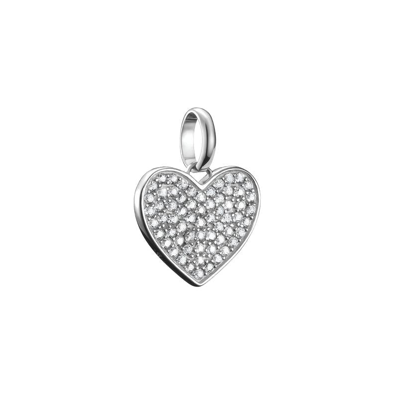 Thomas Sabo Sparkling Pavé Heart Charm