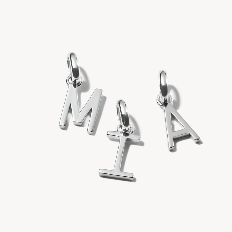 Thomas Sabo Sparkling Silver Letter A Connect Charm